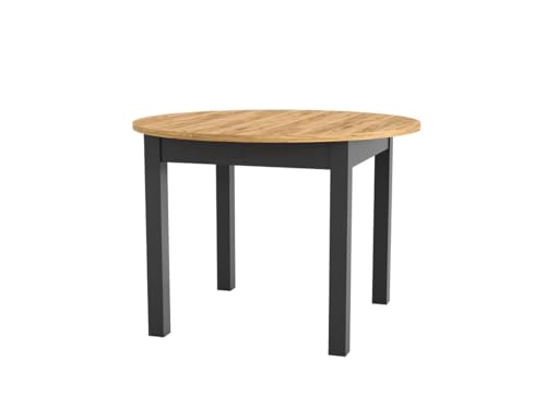 MPS groß praktisch Tisch INDUS 105-240x105x76cm Eiche Craft Schwarz 4-8 Personen Esstisch mit ausziehbarer Tischplatte auf 240 cm Modernes Design Rechteckiger Tisch MPS groß praktisch Tisch INDUS 105-240x105x76cm Eiche Craft Schwarz 4-8 Personen Esstisch mit ausziehbarer Tischplatte auf 240 cm Modernes Design Rechteckiger Tisch von Szynaka Meble