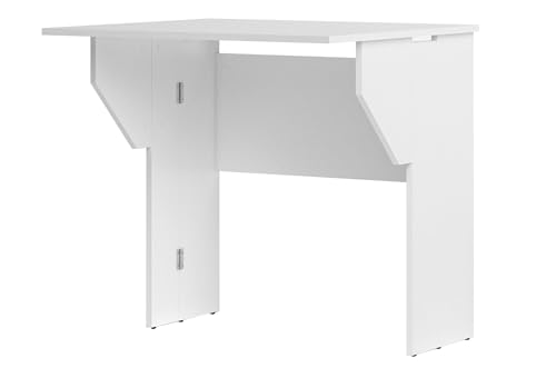 Szynaka Meble Multifunktionaler Schreibtisch für kleine Räume Weiß Platzsparend Wandmontage Szynaka Meble Multifunktionaler Schreibtisch für kleine Räume Weiß Platzsparend Wandmontage von Szynaka Meble