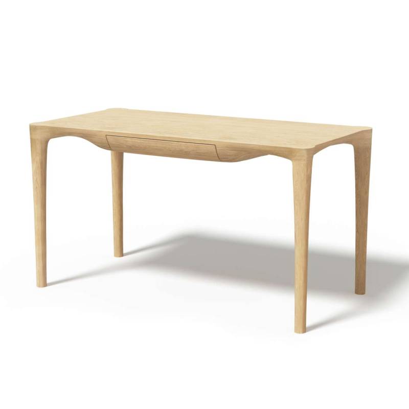 HOYA Schreibtisch - Elegantes Design aus Massivholz Eiche oder Nussbaum von Szyszka Design