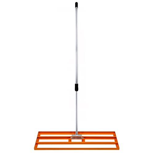 Rasenrakel 100cm x 32cm Levelingrake Rasen Rake Rakel zum Sanden Stahl Orange Flächenebener Verzinkter Stahl 1,2–1,9m Verlängerbarer Griff Golf Garten Werkzeug Gras Erde Kunstrasen Kompost Kopfdüngung Rasenrakel 100cm x 32cm Levelingrake Rasen Rake Rakel zum Sanden Stahl Orange Flächenebener Verzinkter Stahl 1,2–1,9m Verlängerbarer Griff Golf Garten Werkzeug Gras Erde Kunstrasen Kompost Kopfdüngung von T-Mech