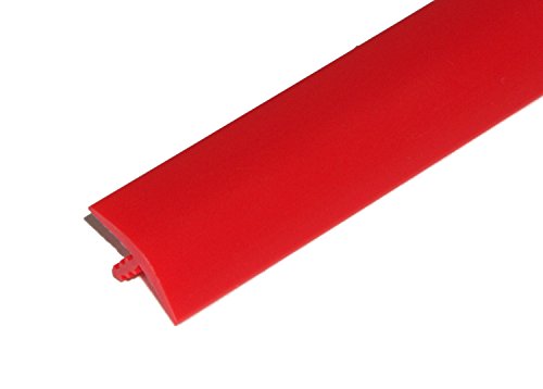 T-Molding.com 7,6 m Rolle mit leuchtend roten Kunststoff-T-Formteilen für Arcade-Spielschränke, Theken, Regale oder Tische von T-Molding.com
