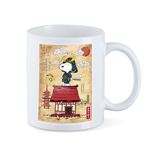 T-Nerds - Beagle in Japan - Tasse Mug Kaffeetasse Teetasse - Weiß von T-Nerds