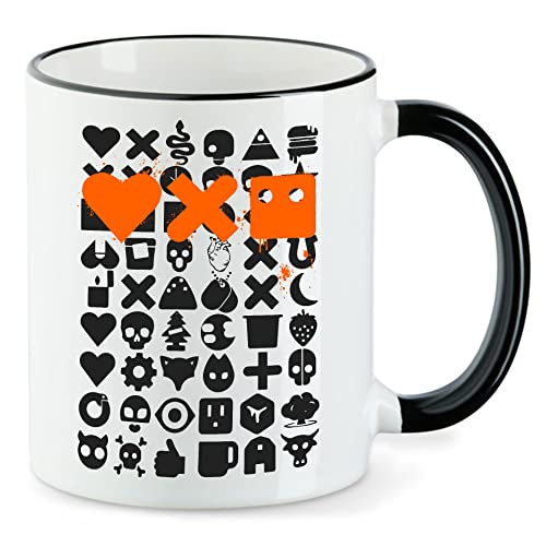 T-Nerds - Love Death and Robots - Tasse Mug Kaffeetasse Teetasse - Schwarz von T-Nerds