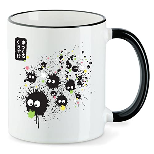 T-Nerds - Makkuro Kurosuke ink - Tasse Mug Kaffeetasse Teetasse - Schwarz von T-Nerds