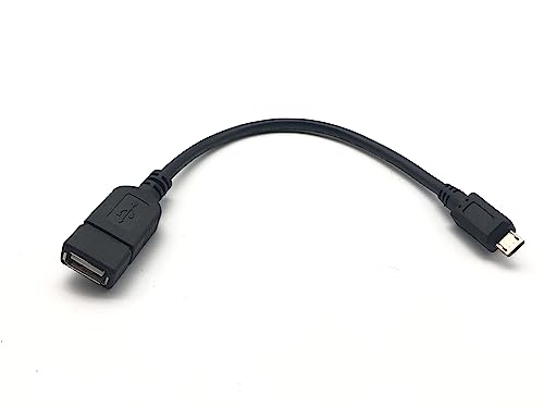 OTG Micro Kabel Adapter USB Host Datenübertragung Datenkabel kompatibel für HP Pro Tablet 10 EE G1 (N0C38PA) von T-ProTek