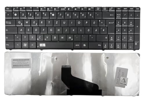 DEUTSCHE - Schwarz Tastatur Keyboard Version 4 kompatibel für ASUS G73, G73J, G73JH von T-ProTek