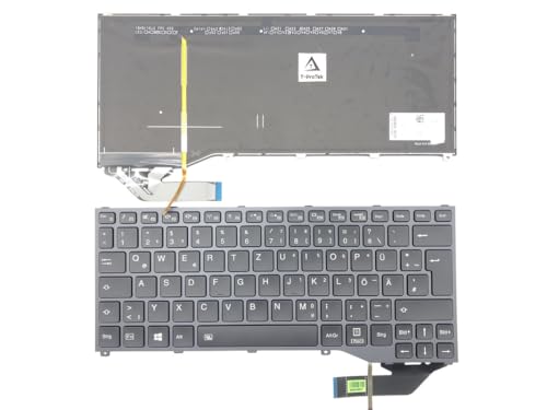 T-ProTek DEUTSCHE - Tastatur Beleuchtung,Keine Schrauben kompatibel für FUJITSU U727 VFY:U7270MP760DEUTSCHE von T-ProTek