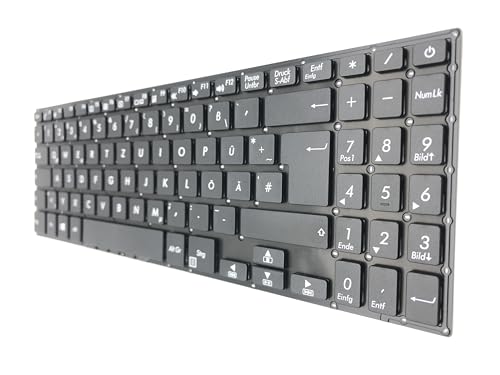T-ProTek DEUTSCHE - Tastatur Keyboard Schwarz Ohne Rahmen kompatibel für Asus VivoBook 15 R507UF-EJ125T von T-ProTek
