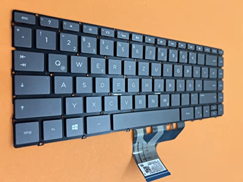 T-ProTek DEUTSCHE-Tastatur Keyboard Schwarz kompatibel für HP Pavilion 13-an0302ng 6AS68EA von T-ProTek