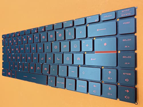 T-ProTek DEUTSCHE-Tastatur Keyboard kompatibel für MSI GF63 Thin 10SCXR-426 von T-ProTek