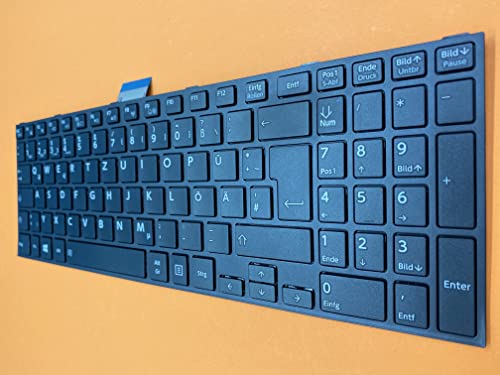 T-ProTek DEUTSCHE-Tastatur Keyboard kompatibel für Toshiba Satellite Pro R50-C-107 von T-ProTek