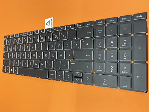 T-ProTek DEUTSCHE - Tastatur mit Beleuchtung kompatibel für HP Envy x360 15-dr1300 von T-ProTek