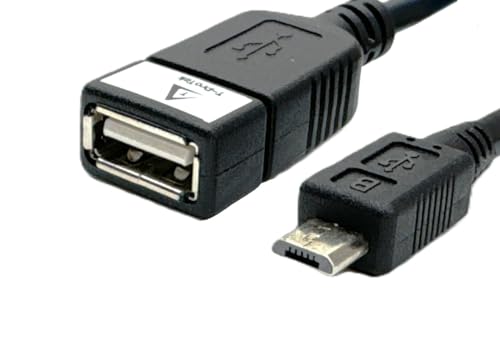 T-ProTek OTG Micro Kabel Adapter USB Host Datenübertragung Datenkabel kompatibel für 7,0" Scroll Basic Pl von T-ProTek