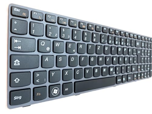 Tastatur - Farbe: Schwarz - mit Grau Rahmen Deutsches Tastaturlayout kompatibel für Model: T4G8-GE Tastatur - Farbe: Schwarz - mit Grau Rahmen Deutsches Tastaturlayout kompatibel für Model: T4G8-GE von T-ProTek