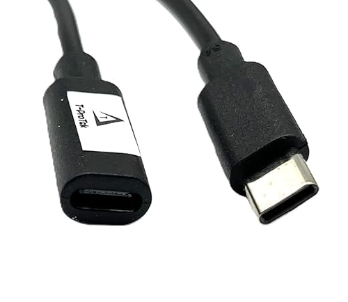 T-ProTek USB-C Verlängerung Kabel Ladekabel Datenkabel Adapter kompatibel für HTC U12 von T-ProTek