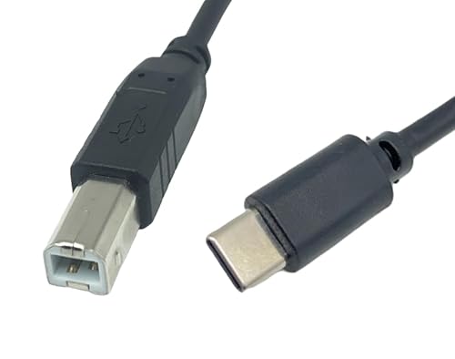 T-ProTek USB-C auf USB-B Kabel Drucker Druckerkabel Datenkabel Scanner Anschluss kompatibel für hp Color Laserjet 3227 von T-ProTek