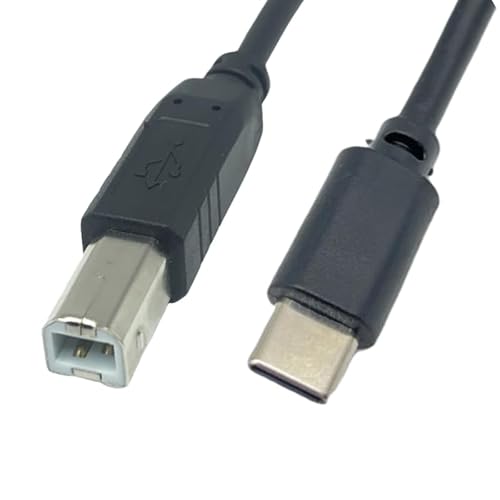 T-ProTek USB-C auf USB-B Kabel Drucker Druckerkabel Datenkabel Scanner Anschluss kompatibel für hp Color Laserjet 3363 von T-ProTek