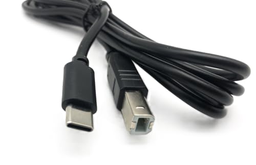 T-ProTek USB-C auf USB-B Kabel Drucker Druckerkabel Datenkabel Scanner Anschluss kompatibel für hp Color Laserjet 5039 von T-ProTek
