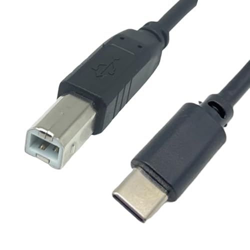 T-ProTek USB-C auf USB-B Kabel Drucker Druckerkabel Datenkabel Scanner Anschluss kompatibel für hp Color Laserjet 5749 von T-ProTek