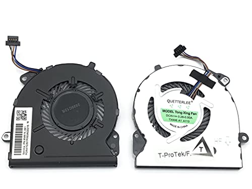 T-ProTek Version 1 Ersatz Fan Lüfter Kühler Cooler kompatibel für HP Pavilion 15-cs1400 von T-ProTek