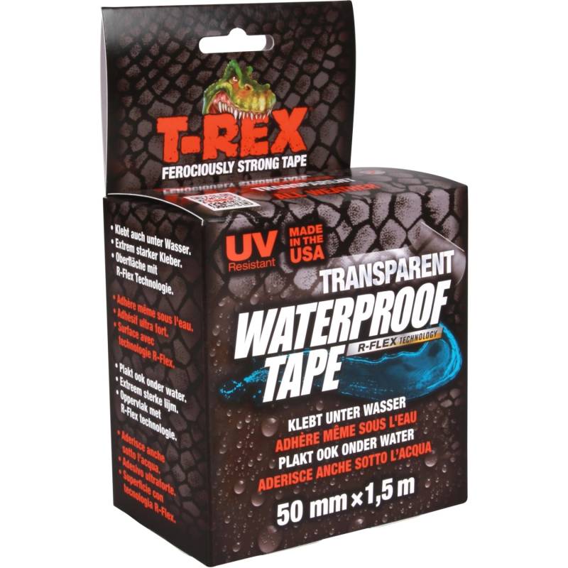 T-Rex Waterproof Tape Transparent 50 mm x 1,5 m von T-Rex