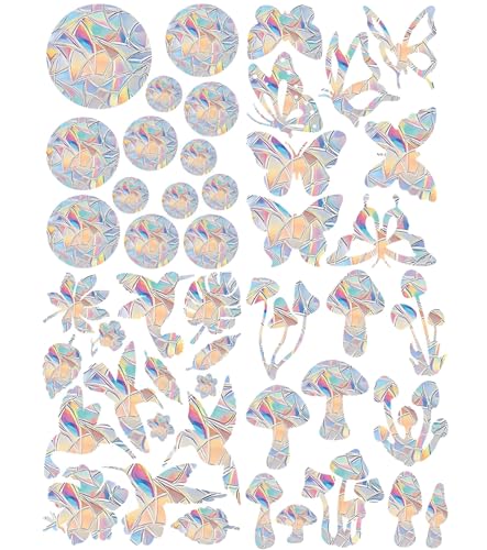 T TAKONE 45 Pieces Regenbogen Fenstersticker – Sun Catcher Sticker Mit Kristalloptik, Regenbogen Folie Fenster Für Kinderzimmer, Klassenzimmer, Zuhause T TAKONE 45 Pieces Regenbogen Fenstersticker – Sun Catcher Sticker Mit Kristalloptik, Regenbogen Folie Fenster Für Kinderzimmer, Klassenzimmer, Zuhause von T TAKONE