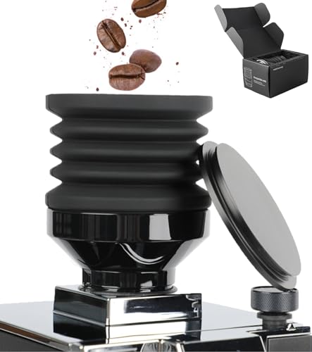 T TAKONE Kaffeemühle Einzeldosis-Trichter (single dose) für Eureka Mignon, 2-in-1 Zubehör mit Deckel und Silikonbalg für Reinigung und Kaffeebohneneinfüllen, ideales Zubehör für Eureka Mignon Mühlen von T TAKONE