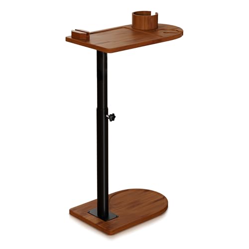 T Triple Maple Verstellbarer Beistelltisch, C Form Beistelltisch für Couch Sofa, Klein Couchtisch Sofatisch Höhenverstellbar, Mobiler Kaffeetisch Side Table Für Wohnzimmer Und Schlafzimmer, Mit Tabl T Triple Maple Verstellbarer Beistelltisch, C Form Beistelltisch für Couch Sofa, Klein Couchtisch Sofatisch Höhenverstellbar, Mobiler Kaffeetisch Side Table Für Wohnzimmer Und Schlafzimmer, Mit Tabl von T Triple Maple