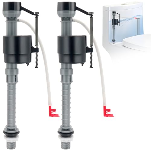 T Tulead Ersatz-Set für WC-Tankspüler, G15/16 Zoll, höhenverstellbar, einfach zu installieren, WC-Reparatur-Set im Innentank, 2 Stück T Tulead Ersatz-Set für WC-Tankspüler, G15/16 Zoll, höhenverstellbar, einfach zu installieren, WC-Reparatur-Set im Innentank, 2 Stück von T Tulead