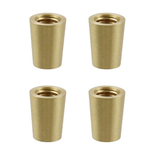 T Tulead Schneidebrettfüße aus Messing, 2,2 cm, für Schneidebrett, Minitisch, Mini-Sofa, 4 Stück T Tulead Schneidebrettfüße aus Messing, 2,2 cm, für Schneidebrett, Minitisch, Mini-Sofa, 4 Stück von T Tulead