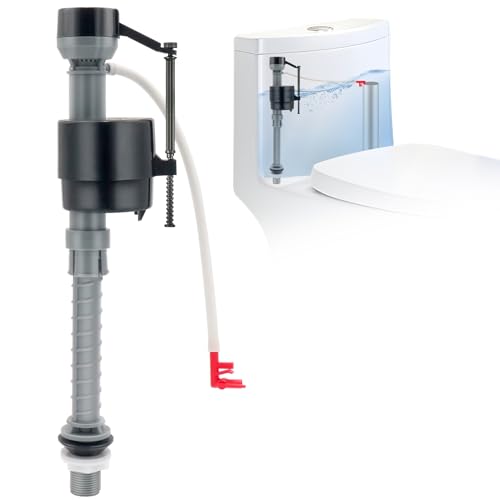 T Tulead WC-Füllventil G15/16 Zoll WC-Tankspüler Ersatz-Set verstellbare Höhe, WC-Reparaturteile im Tank T Tulead WC-Füllventil G15/16 Zoll WC-Tankspüler Ersatz-Set verstellbare Höhe, WC-Reparaturteile im Tank von T Tulead