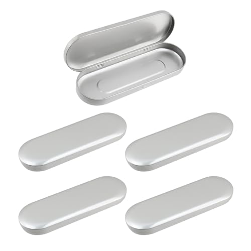 T Tulead Weißblechbox Behälter Silber Aufbewahrungsbehälter mit Deckel, Federmäppchen Aufbewahrung Organisation 5 Stück T Tulead Weißblechbox Behälter Silber Aufbewahrungsbehälter mit Deckel, Federmäppchen Aufbewahrung Organisation 5 Stück von T Tulead