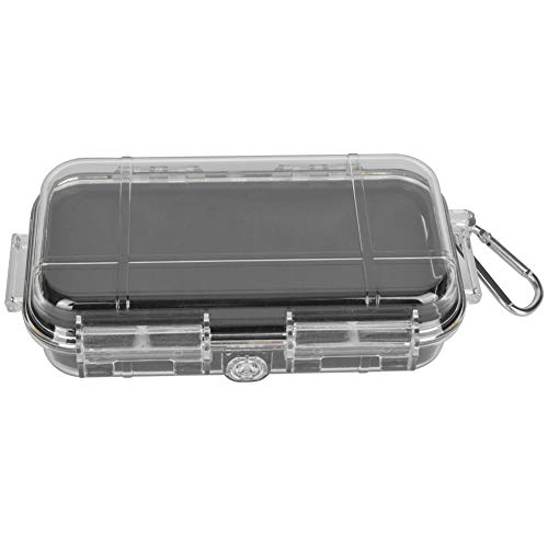 T best Outdoor-Aufbewahrungsbox, Feuchtigkeitsbeständige versiegelte Box im Freien Stoßfester wasserdichter Aufbewahrungsbox-Behälter für mikroelektronische Schutzausrüstung(Transparent L.) von T best