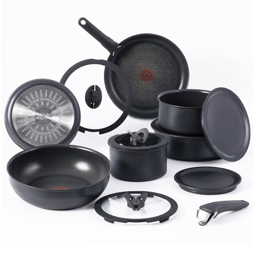T-fal Ingenio Antihaft-Kochgeschirr-Set, 14-teilig, Induktion, ofenfest, 500 °C, abnehmbarer/abnehmbarer Griff, Küche, Töpfe und Pfannen, Wohnmobil, Camping, Bratpfannen, Kochtöpfe, spülmaschinenfest, T-fal Ingenio Antihaft-Kochgeschirr-Set, 14-teilig, Induktion, ofenfest, 500 °C, abnehmbarer/abnehmbarer Griff, Küche, Töpfe und Pfannen, Wohnmobil, Camping, Bratpfannen, Kochtöpfe, spülmaschinenfest, von T-fal