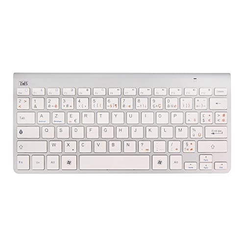 NB T' KBBTPC1 Bluetooth 3.0 Tastatur für PC Silber NB T' KBBTPC1 Bluetooth 3.0 Tastatur für PC Silber von T'nB