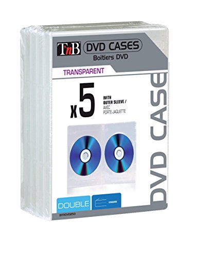 T 'nB Double Transparent – Optische Disc Fällen (transparent, Polypropylen (PP)) von T'nB