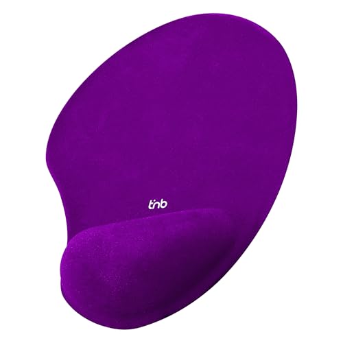 T'nB Ergonomische Mauspad mit Handballenauflage Gel violett von T'nB