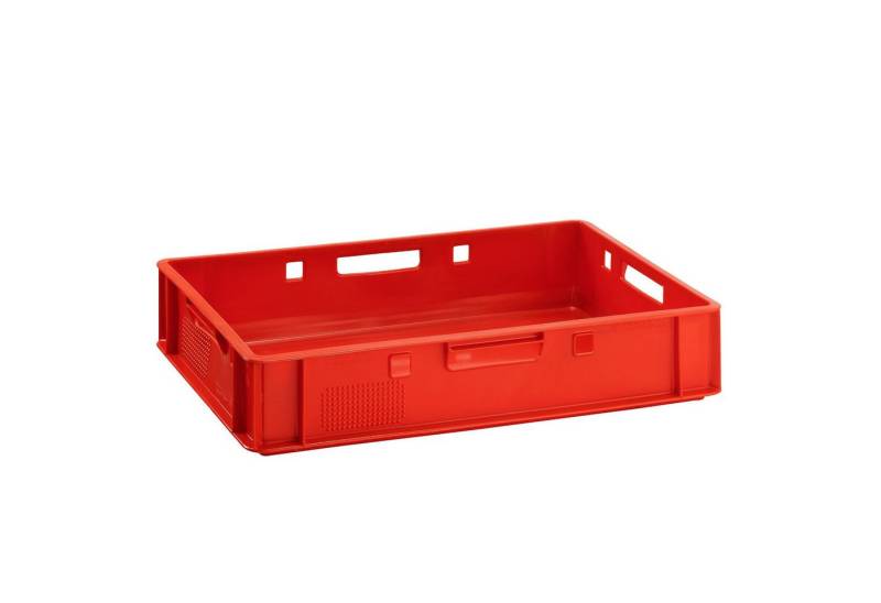 Teterower Kunststoffe GmbH & Co. KG Transportbehälter Eurofleischkiste rot Verschiedene Größen E1 / E2 / E3, (1-St) von Teterower Kunststoffe GmbH & Co. KG