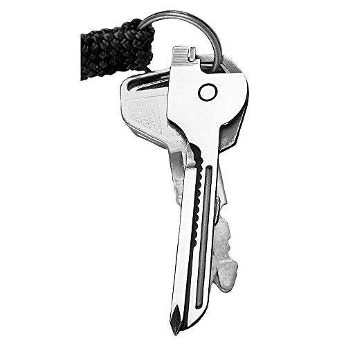 6-in-1 Multifunktionales Keychain Utility Key Multitool für Schlüsselbund faltenden Werkzeug von tooloflife