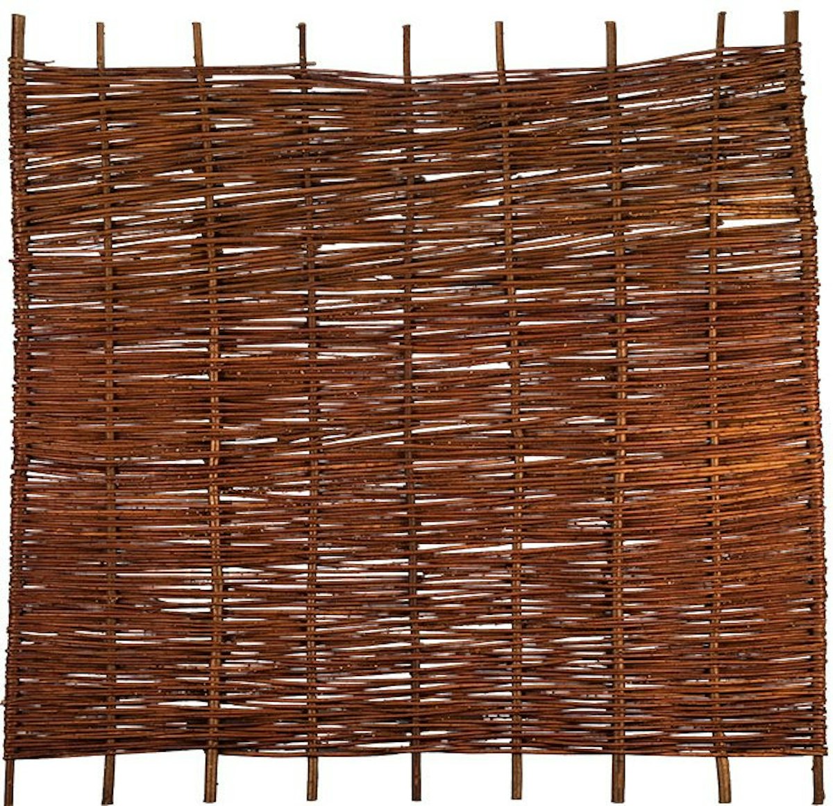 ASO Weidengeflechtzaun, geflochten auf Haselnußruten, 180 x 150 cm von T&J