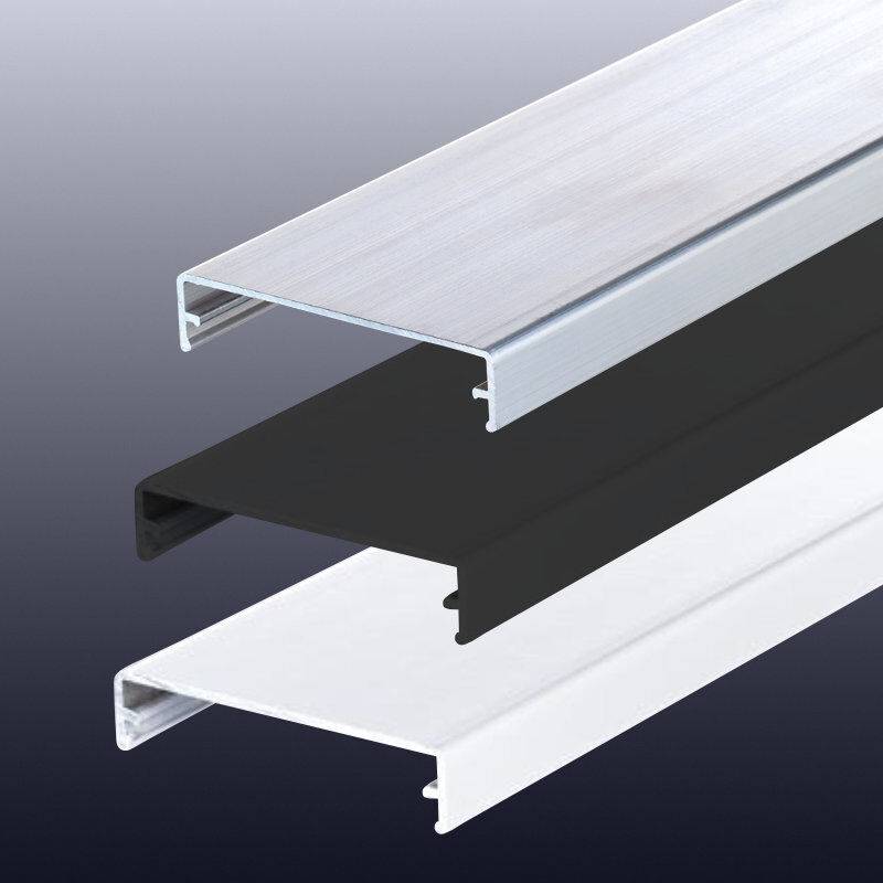 Aluminium Klemmdeckel | für 60 mm Verlegeprofile von T&J