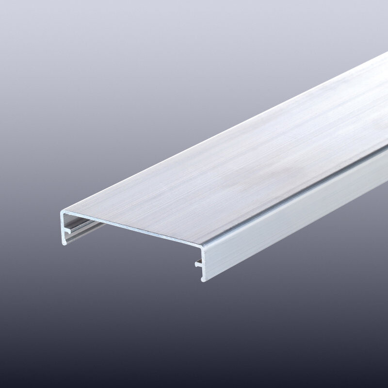 Aluminium Klemmdeckel | für 80 mm Verlegeprofile | Pressblank von T&J