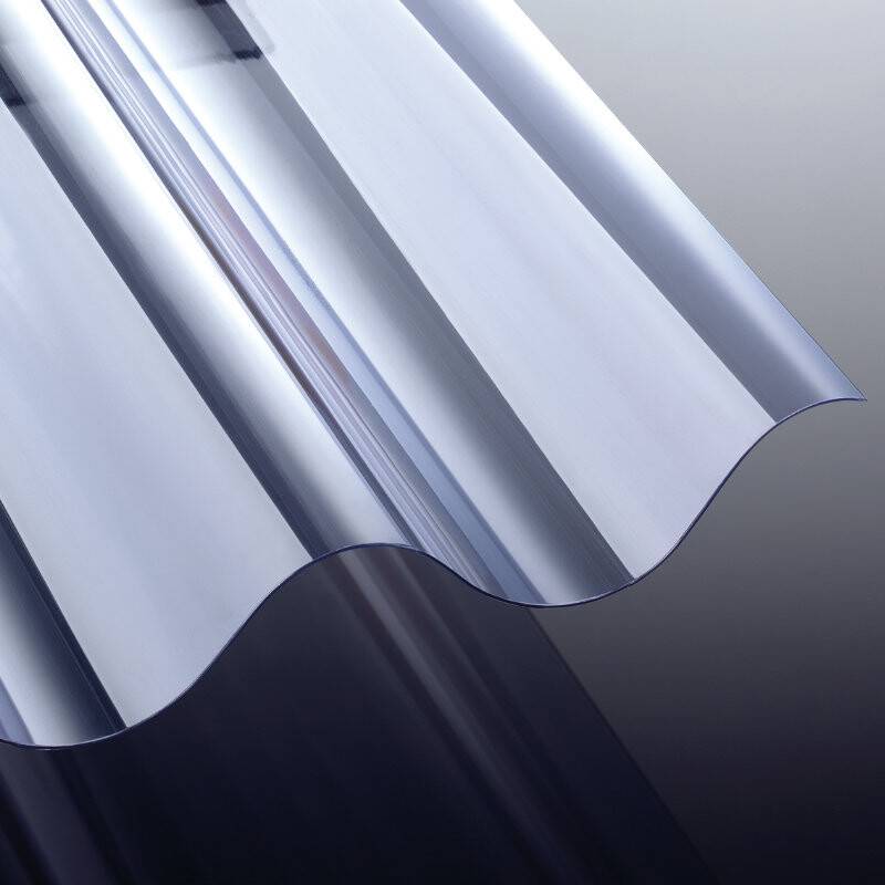 PVC Lichtplatte | NOVAKLAR | Wellplatte | 177/51 Profil 5 | 1,2 mm | Breite 920 mm | Glatt | glasklar von T&J