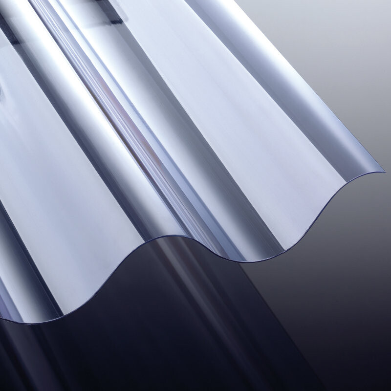 PVC Lichtplatte | NOVAKLAR | Wellplatte | 177/51 Profil 6 | 1,2 mm | Breite 1100 mm | Glatt | glasklar PVC Lichtplatte | NOVAKLAR | Wellplatte | 177/51 Profil 6 | 1,2 mm | Breite 1100 mm | Glatt | glasklar von T&J