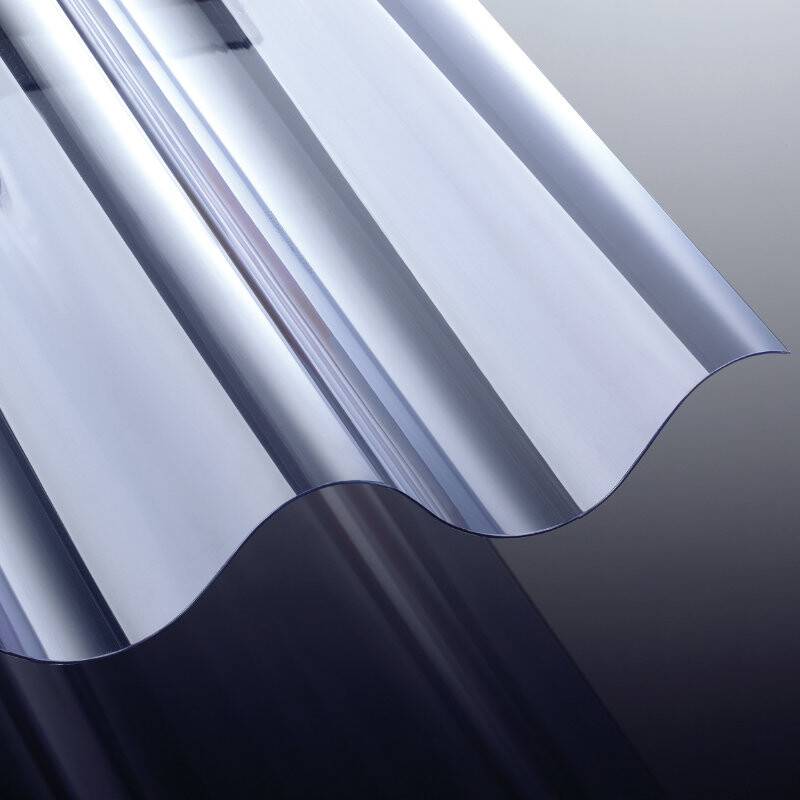 PVC Lichtplatte | NOVAKLAR | Wellplatte | 177/51 Profil 6 | 1,2 mm | Breite 1100 mm | Glatt | glasklar von T&J