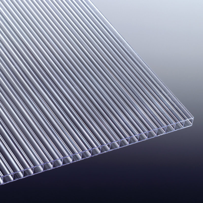 Polycarbonat Doppelstegplatte | Mini | 4 mm | Breite 620 mm | glasklar von T&J