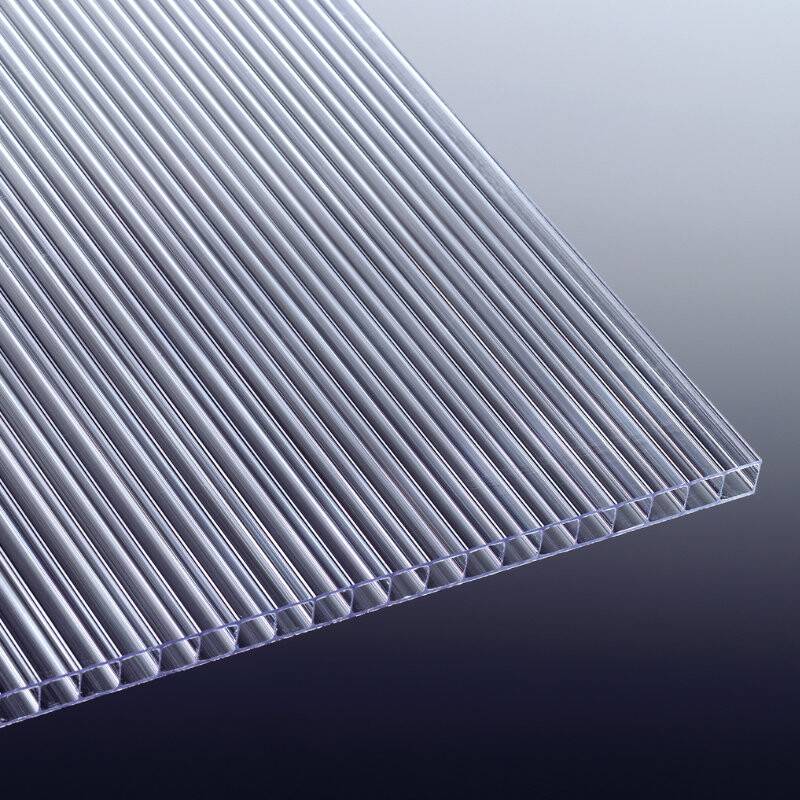 Polycarbonat Doppelstegplatte | Mini | 6 mm | Breite 720 mm | glasklar von T&J