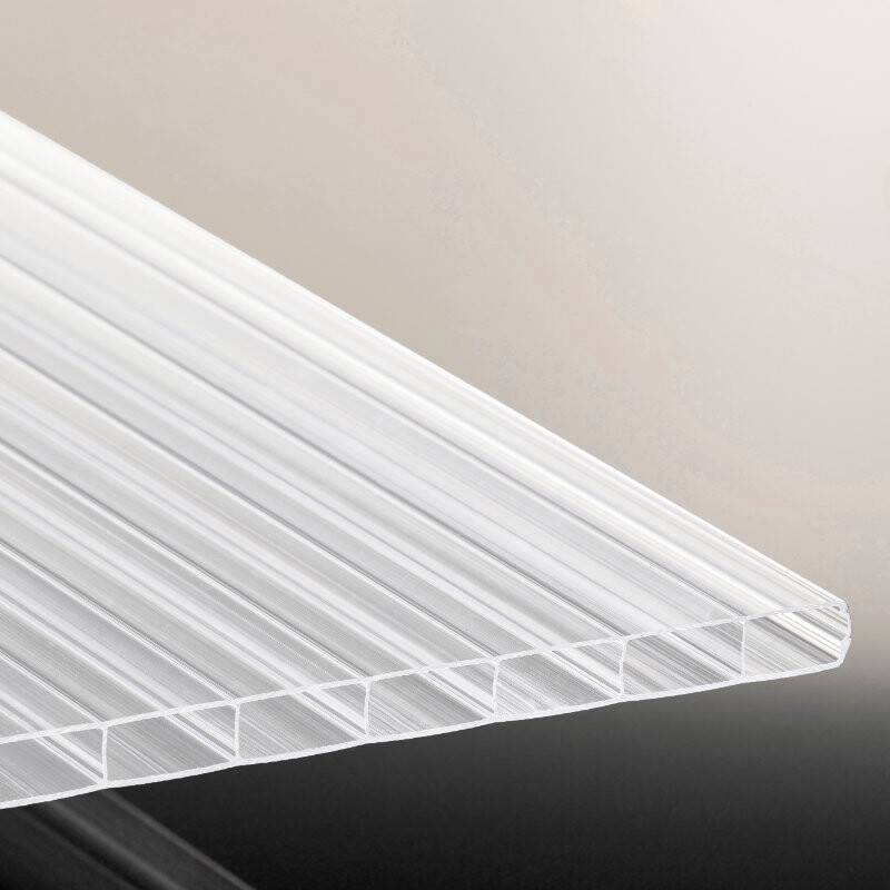Polycarbonat Doppelstegplatte | Poly Breitkammer | 16 mm | Breite 980 mm | opal-weiß von T&J