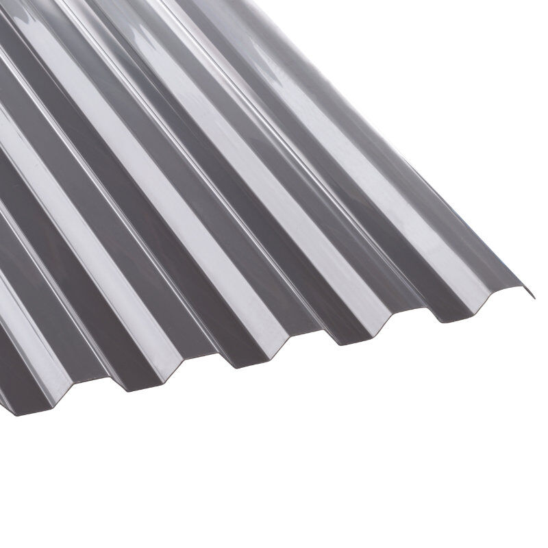 Polycarbonat Lichtplatte | Tejemacro | Heatbloc | Spundwand | 76/18 | 1 mm | Breite 1115 mm | silbergrau-durchscheinend Polycarbonat Lichtplatte | Tejemacro | Heatbloc | Spundwand | 76/18 | 1 mm | Breite 1115 mm | silbergrau-durchscheinend von T&J