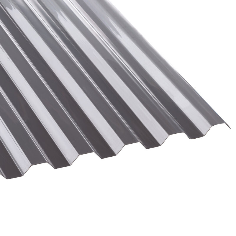 Polycarbonat Lichtplatte | Tejemacro | Heatbloc | Spundwand | 76/18 | 1 mm | Breite 1115 mm | silbergrau-durchscheinend Polycarbonat Lichtplatte | Tejemacro | Heatbloc | Spundwand | 76/18 | 1 mm | Breite 1115 mm | silbergrau-durchscheinend von T&J